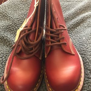 Dr. Martins oxblood boots. Unisex-Women’s size 10